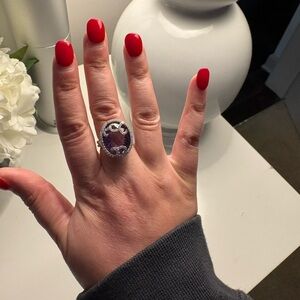 Brevani purple amethyst diamond ring! Size 5 Worn on the bachelorette!
